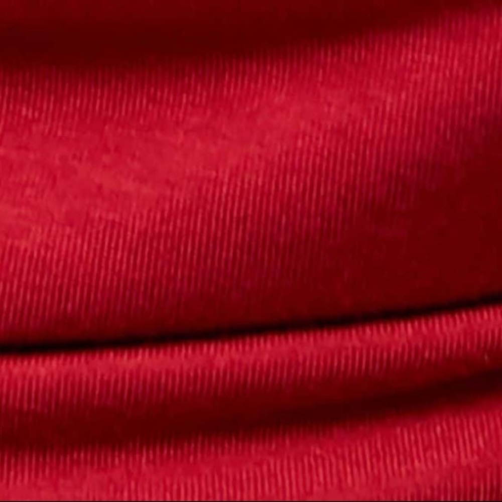 FREE PEOPLE Disco Days Cowl Neck Tank Red - Picture 5 of 6